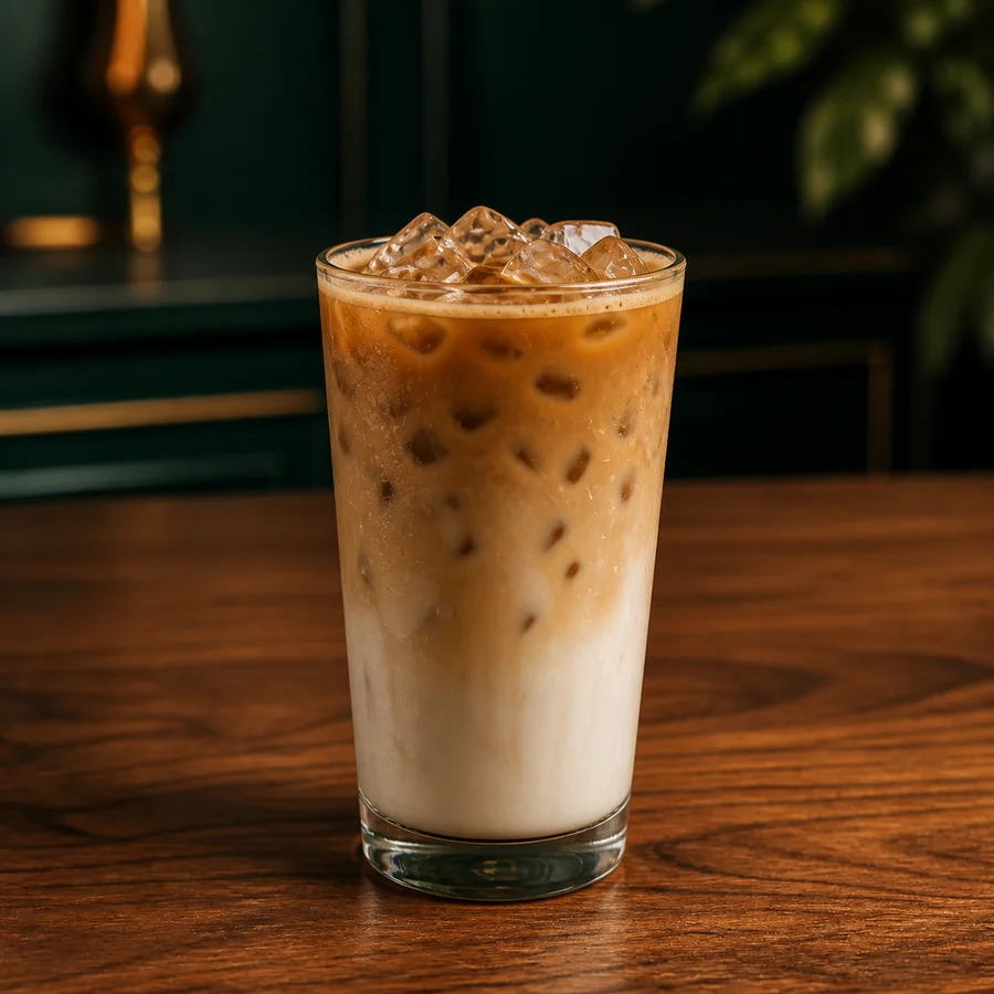 Buzlu ve sütlü Ice Latte